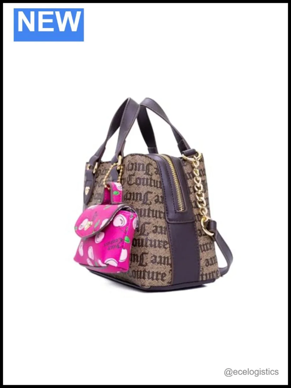 Juicy Couture Sweet Thing II Crossbody Bag Polyurethane Satchel Purse